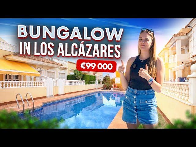 Spanish bungalow tour. Bungalow in Los Alcázares Spain. Property in Spain