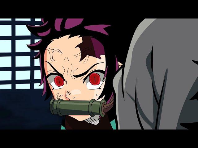 Demon slayer : Kimetsu No Yaiba Role Swap Fan Animation - Nezuko Headbutt Hashira