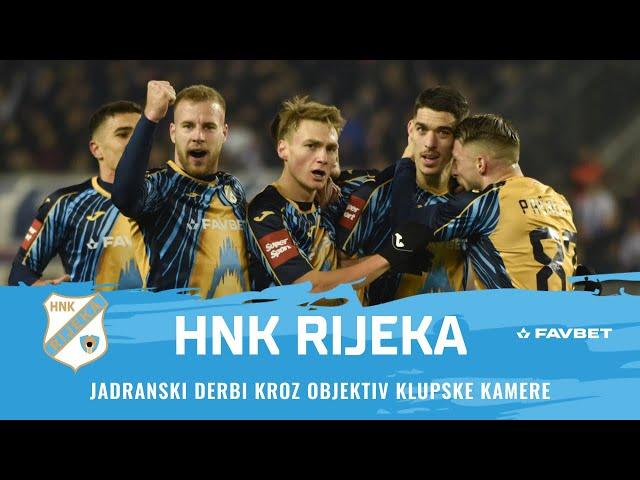 Hajduk - Rijeka kroz objektiv klupske kamere