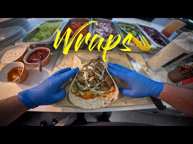 34 minutes of POV Service: Döner & Chicken Wraps 