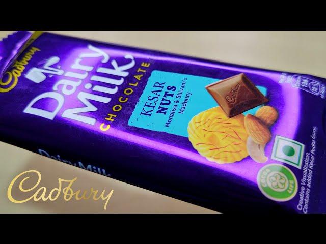 Cadbury Dairy Milk Kesar Nuts Madbury | Ingredients, Taste, Price, Ad | Mondelez India Foods