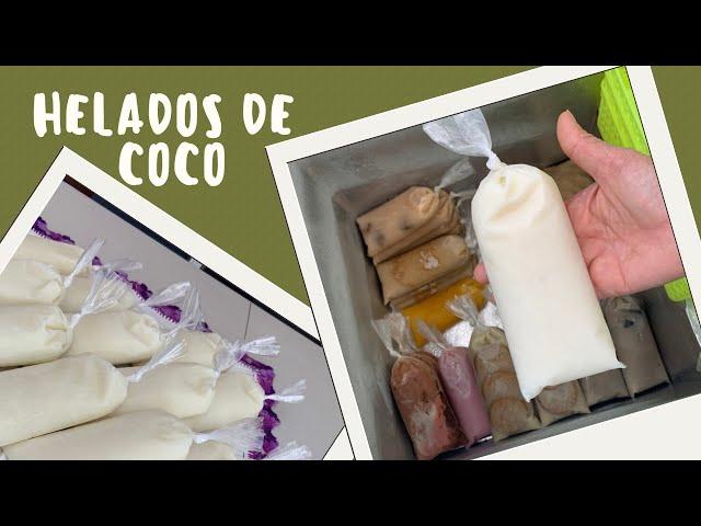 helados de coco para vender