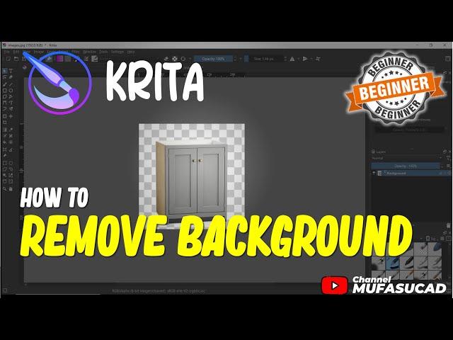 Krita How To Remove Background