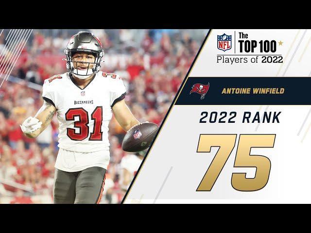 #75 Antoine Winfield, Jr  (S, Buccaneers) | Top 100 Players in 2022