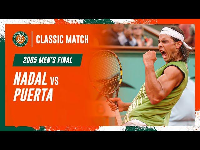 Nadal vs Puerta 2005 Men's final | Roland-Garros Classic Match