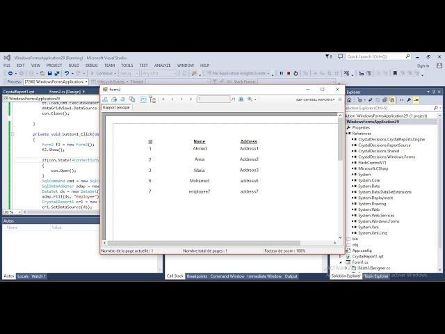 Using Crystal Reports with C# and Sql Server
