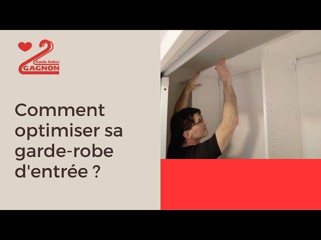 Garde Robes Gagnon - Comment optimiser sa garde-robe d'entrée