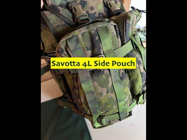 Savotta 4L Side Pouch in Finnish Woodland M05 Camo