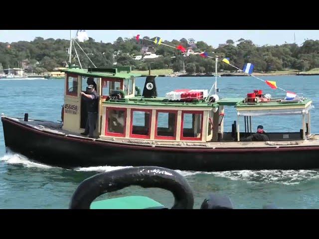 All the boats from the Work Boat Parade, Balmain Regatta 2024