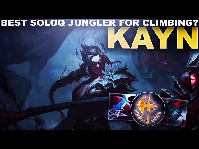 IS KAYN THE BEST JUNGLER FOR CLIMBING IN SOLOQ? | League of Legends