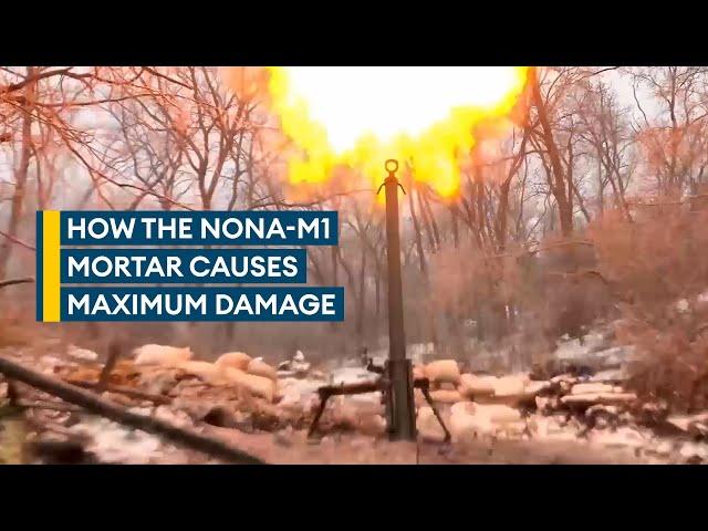 Nona-M1: Russia using highly mobile 120mm mortar to counter Ukrainian tactics