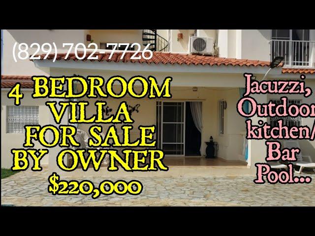 HOUSE FOR SALE IN SOSUA || DOMINICAN REPUBLIC VILLA FOR SALE || BUY A HOME IN THE DOMINICAN REPUBLIC