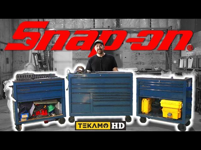 Cam's New Snap-on Boxes, Toolbox Tour - AFTER HOURS