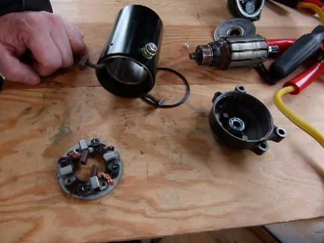 Servicing/rebuild your starter motor