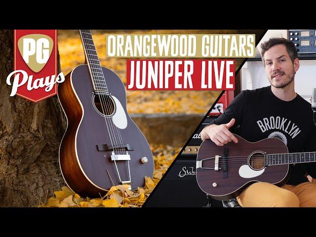 Orangewood Juniper Live Acoustic Guitar Demo by Zach Wish | PG Plays