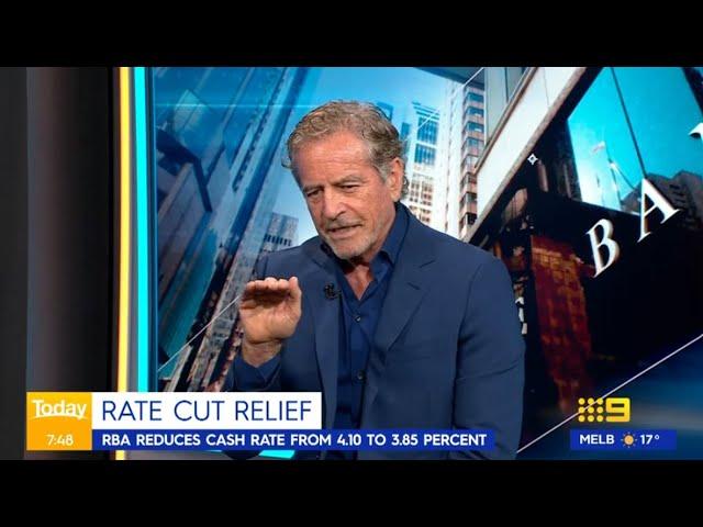 "Rate cut to lift house prices?" Mark Bouris on Today show, Channel 9