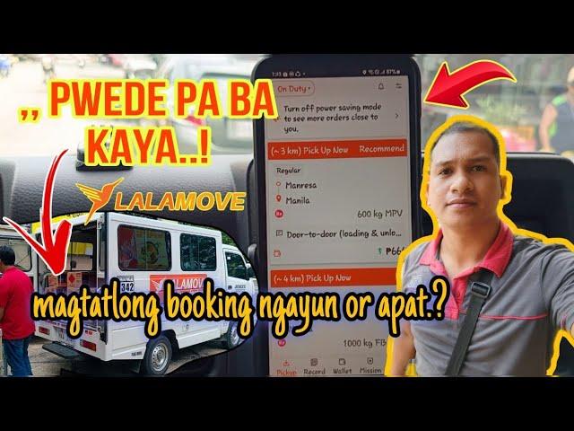 LALAMOVE DRIVER 1000KGFB-PWEDE PA BA KAYA MAGTATLONG BOOKING NGAYUN OR APAT..?