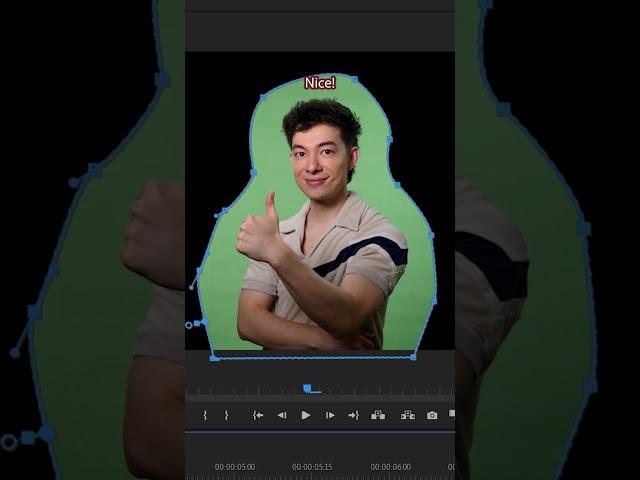 Motoki Maxted Teaches Us How To Edit Green Screen Footage in #premierepro | #adobe #shorts