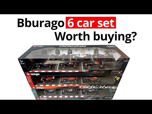 Should you buy a Bburago 6 car set? #redbullracing #ferrari #mercedesamg #f1