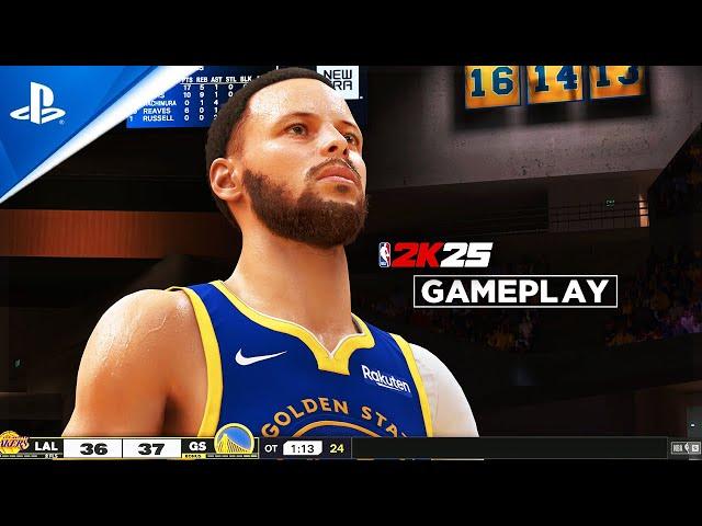 NBA 2K25 (PS5) Gameplay: WARRIORS vs LAKERS | [4K UHD]