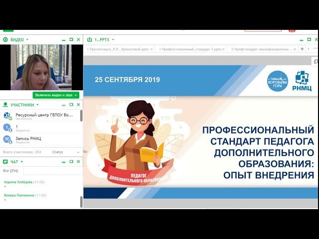 Профессиональный стандарт педагога дополнительного образования: опыт внедрения
