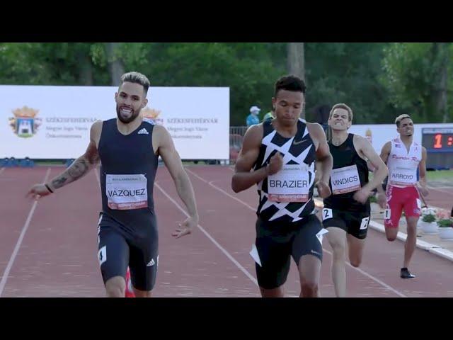 Donavan Brazier Nail-Biting 600m Finish At Continental Tour Gyulai István Memorial