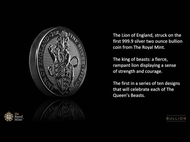 The Queens Beast 2oz Silver Coin