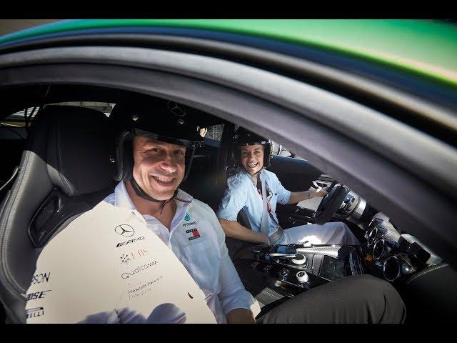 Susie vs. Toto Wolff - AMG Suzuka Track Battle!