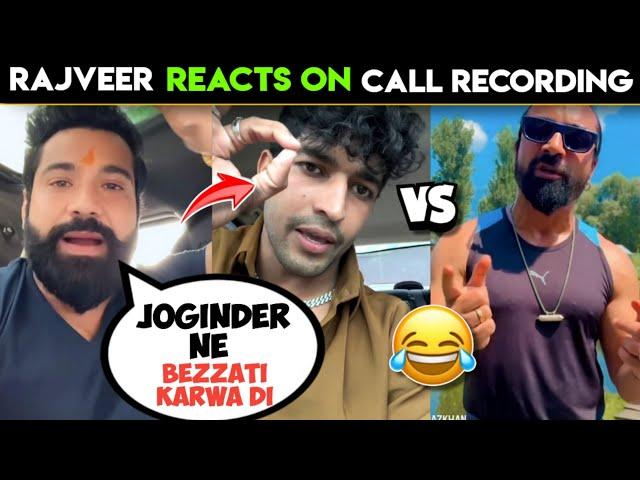 Rajveer fitness reaction on thara bhai joginder ajaz khan leaked call recording,rajveer fitness