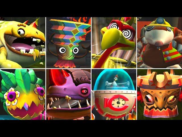 Donkey Kong Country Returns HD - All Bosses