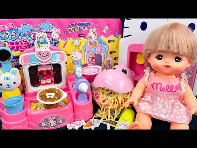 [80 minute video] PASTA COOKING TOY WITH DOLL KITCHEN  BEST ASMR Toy Unboxing