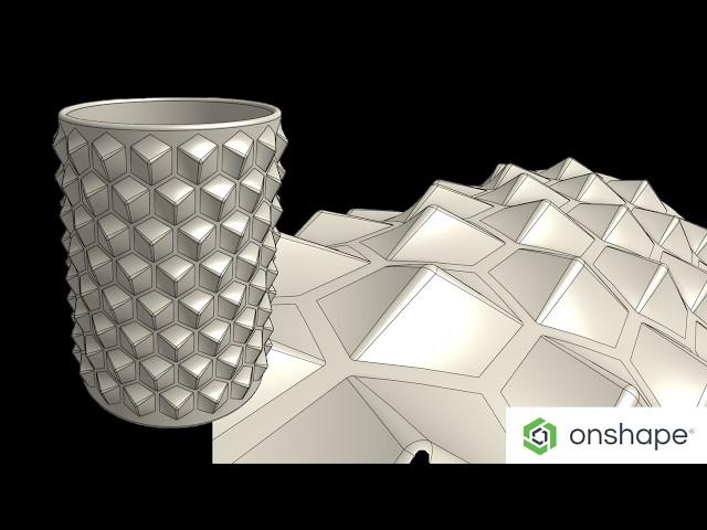 From Sketch to Spikes: Creating a Hexa-Spike Cup with Onshape