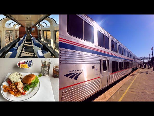 Los Angeles - Flagstaff: Amtrak Train "Southwest Chief" in Roomette Sleeping Car