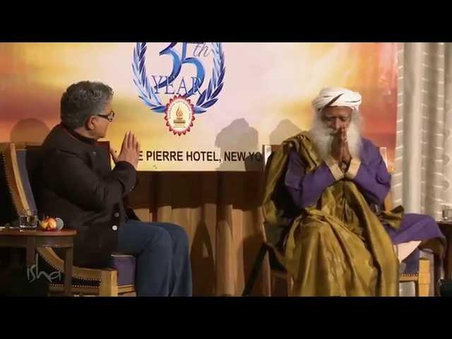 Ancient Wisdom in Modern Times - Deepak Chopra and Sadhguru, moderated by Ms. Chandrika Tandon