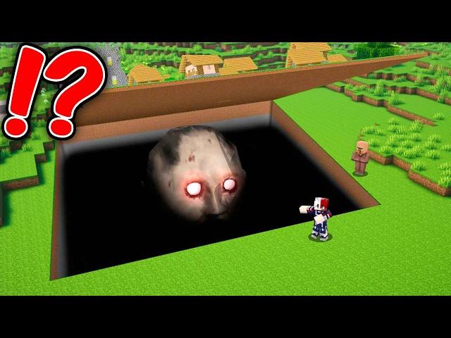 We Found Granny Underground Villager's Base In Minecraft... 