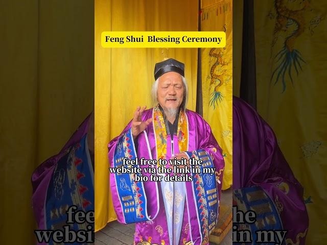 Feng Shui Blessing Ceremony #fengshui #wealth #energy