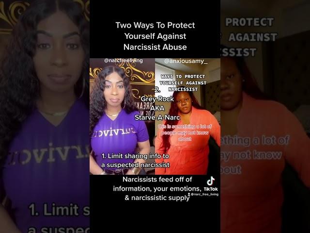 2 Ways To Protect Yourself From Narcissists!!  #nocontact #greyrock #narcissistfree