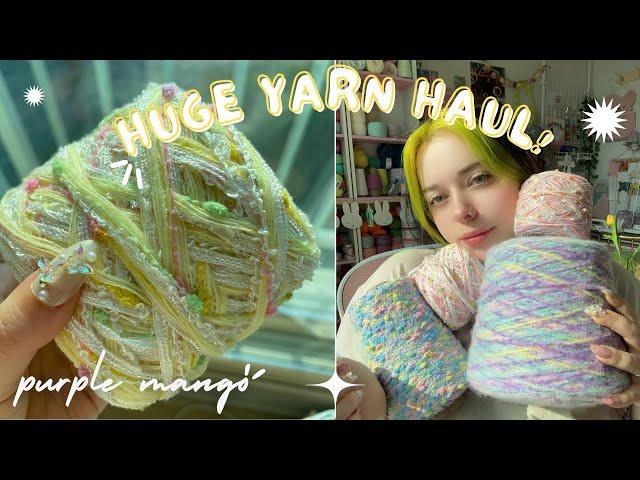 Huge Yarn Haul / Mystery Box - The Prettiest Yarn Ever?!