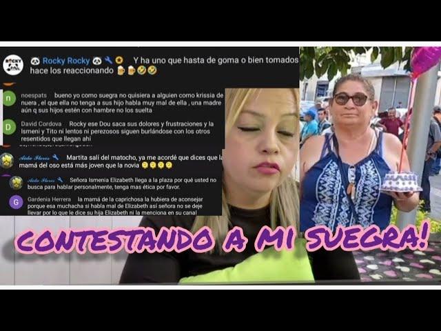 VEREMOS QUE DICE MI SUEGRA Y SUS SUSCRIPTORES EN ESTE VIDEO OJO 