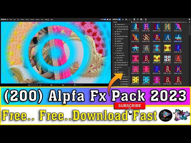 Download Free | Alpha FX Transitions For Edius | Alpha FX Transitions For Edius 8 & 9 over 200