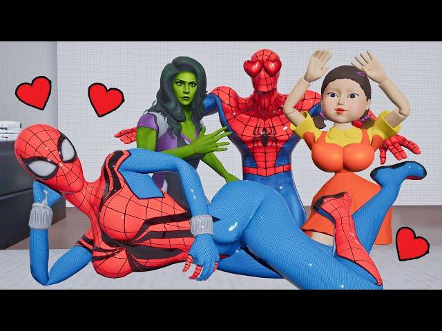 Hulk x Spider Man Good Story in Granny House | Funny Horror Animation