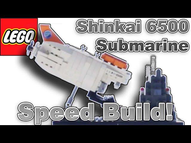 Speed Build: LEGO IDEAS Shinkai 6500 Submarine | CUUSOO 21100