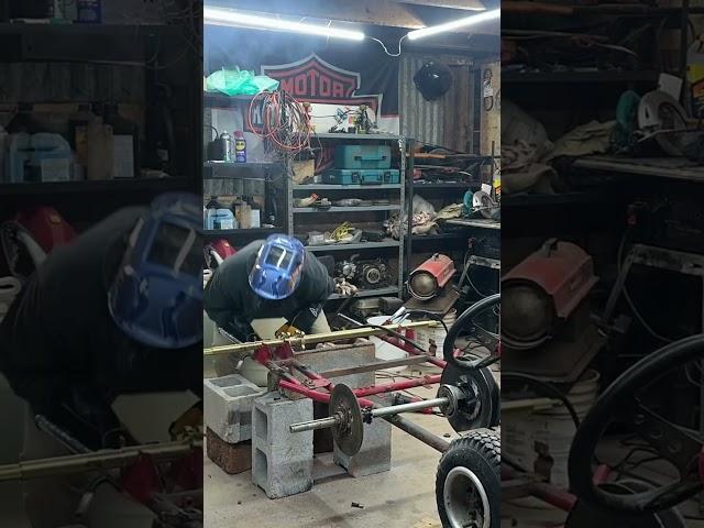Go kart build started!