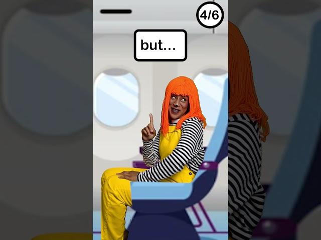 Interactive English Quiz Stories: On an Airplane Vocabulary