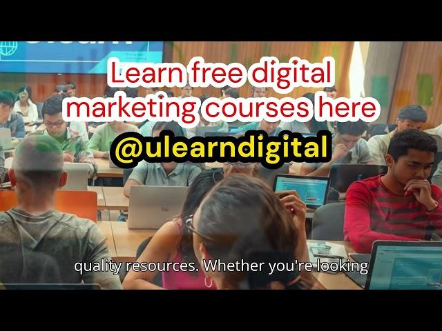 Free Digital Marketing Courses | Learn SEO, Social Media, Google Ads & More here!