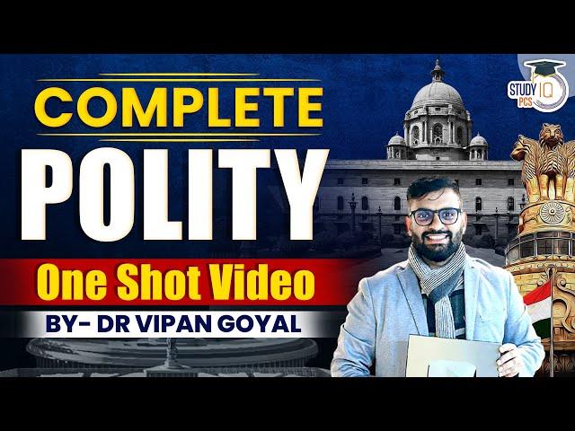 Complete Polity for All State PCS Exams l Polity Marathon Class By Dr Vipan Goyal l StudyIQ PCS