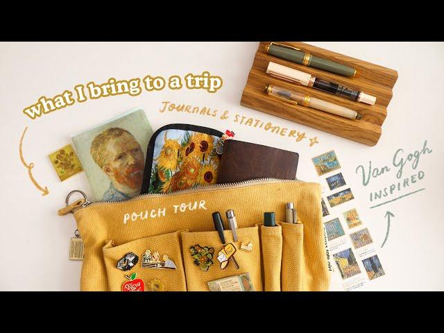 What's In My Travel Journal Kit for France  | Abbey Sy