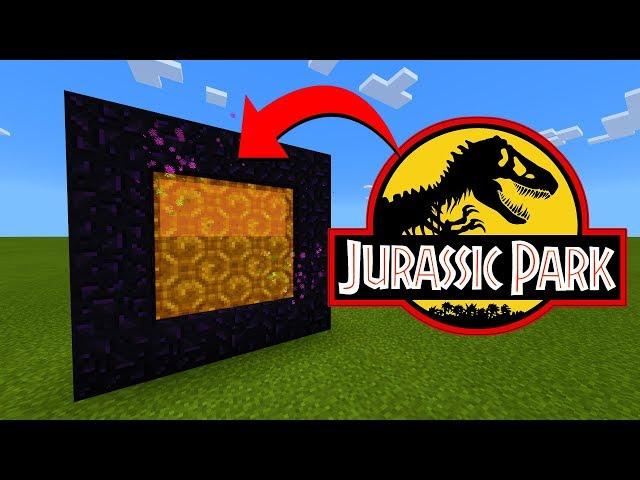 How To Make A Portal To The Jurassic Park Dimension in Minecraft!