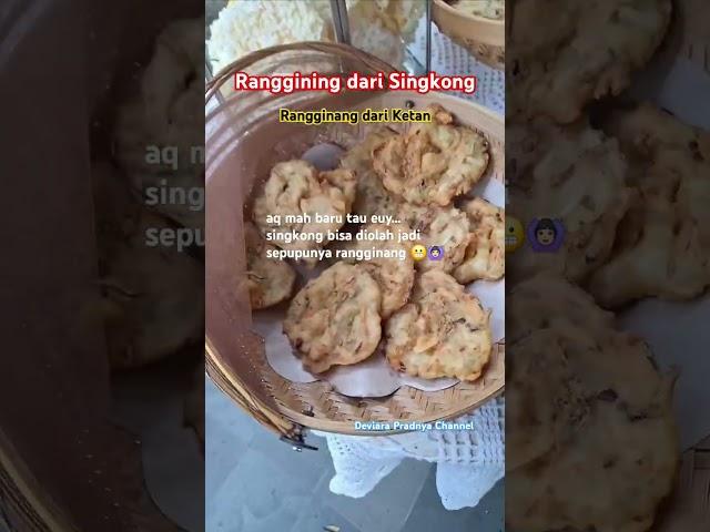 Ranggining Singkong!? Biasanya Rangginang Ketan ||Dimakan Bareng Tahu Isi Enak #Baru tau euy ‍️