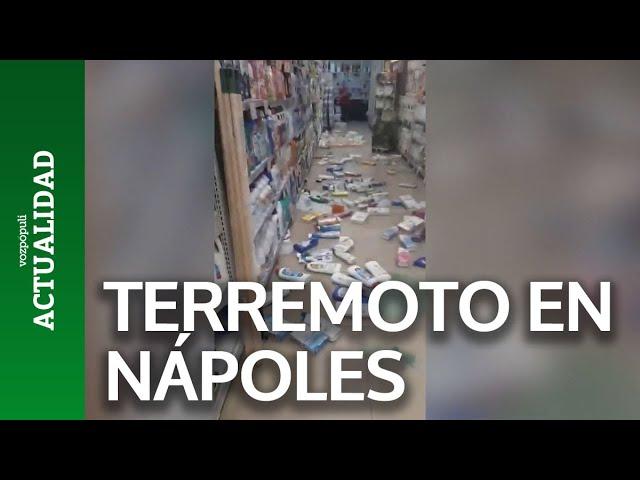 Nápoles sufre su mayor terremoto en 40 años